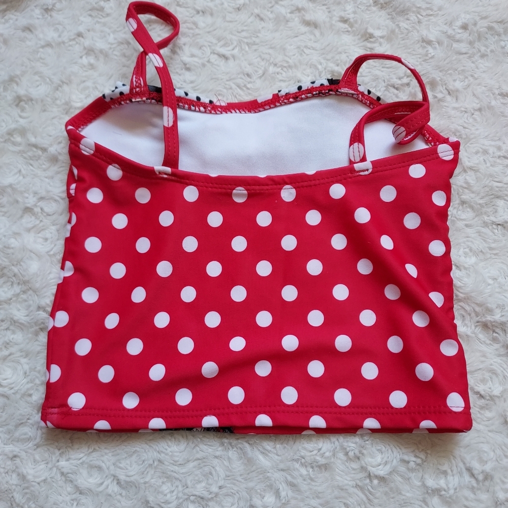 Disney's Minnie Mouse Frilly 2 piece Swimsuit Toddler 3 Summer Pool Vacation - Picture 6 of 7